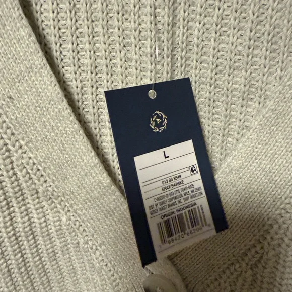 Universal Thread Light Gray V-Neck Sweater Vest - Picture 3 of 3